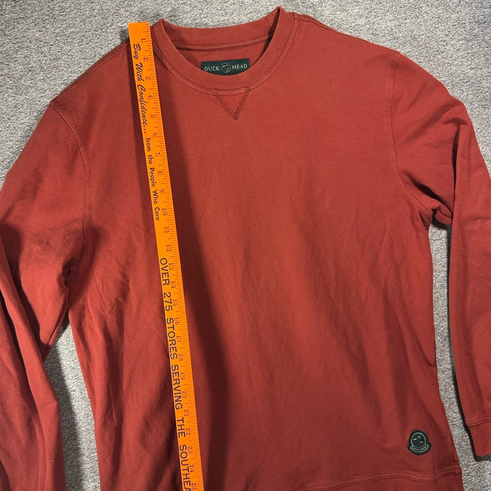 Duck Head Terracotta Crew Neck Sweatshirt